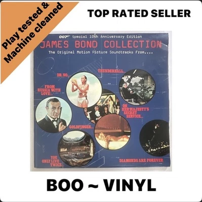 james bond collection Special 10th Anniversary Edition Double Vinyl Lp EX / VG+ - Image 1 of 4