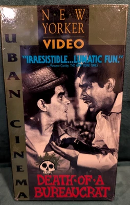 Death Of A Bureaucrat Rare Cuban Cinema VHS 1991 New York Video SEALED - Image 1 of 3