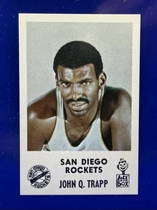 1968-69 Jack In The Box San Diego Rockets John Q. Trapp Rookie NRMT Promo Card - Picture 1 of 2