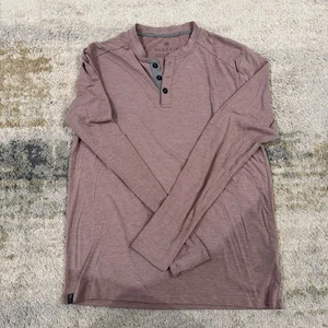 Free Fly Shirt Herren Medium Bamboo Flex Langarm Henley Rot - Bild 1 von 3