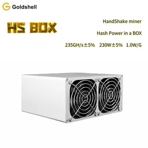 New Asic Goldshell HS-BOX 230W 235Gh/s 35dB for HNS coin no noise w/ PSU WIFI - Picture 1 of 7