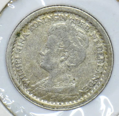 Netherlands 1918 10 Cents 291427 combine shipping - Image 1 of 2
