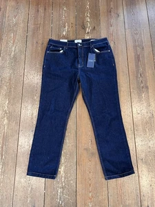 Men's Jack Wills Straight Leg Dark Blue Jeans W36 L Leg 30 - Picture 1 of 4