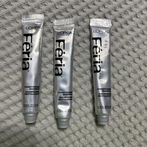Menge 3 Loreal FERIA Conditioning Shampoo 0,75oz/22ml - Bild 1 von 2