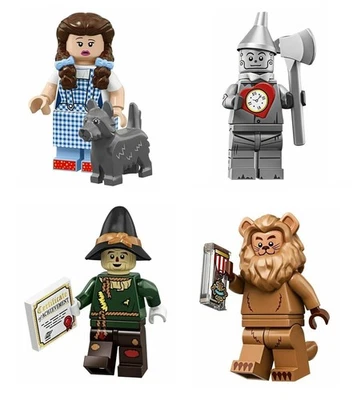 LEGO Película 2 Mago de Oz Dorothy & Toto, Hombre de Hojalata, Espantapájaros y León Cobarde NUEVO Foto 1 de 4