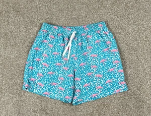 Chubbies Swim Trunks Mens Large Swim Shorts Flamingo Stretch Lined 5.5" Inseam - Picture 1 of 11