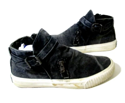 Botín Deportivo Blowfish Gris Carbón Martia Lona Cremallera Envejecido 6M B9 Foto 1 de 4