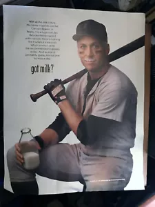Vintage 1996 Cal Ripken Jr. Got Milk? Large 30 x 23" Subway Station Poster - Picture 1 of 2