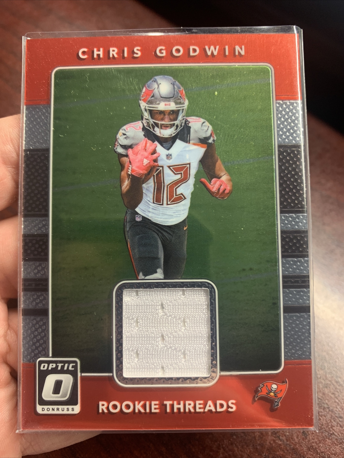 2017 Panini Donruss Optic Chris Godwin Rookie Threads RC Patch
