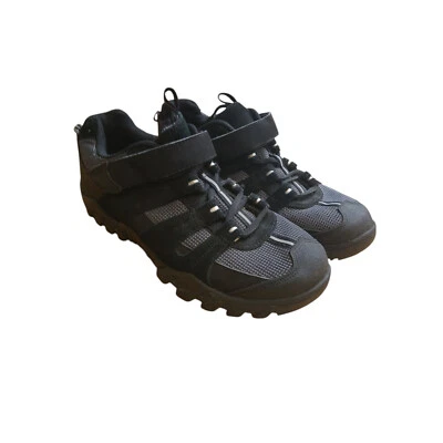 Endura Cycling Shoes Black Grey Size 8 Ex Police Lace Up Bike Bicycle — 第 1/4 张图片