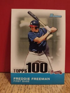 2010 Bowman - Topps 100 Prospects #TP24 Freddie Freeman (RC) - Foto 1 di 4