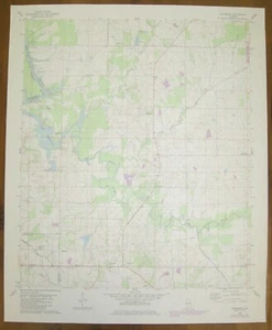 Casemore, Alabama  1980 Photorevised 1986 Original Vintage USGS Topo Map - Picture 1 of 2