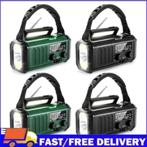 Hand Crank Emergency Radio 20000mAh Solar Radio AM/FM Survival Radio Crank - Imagen 1 de 18