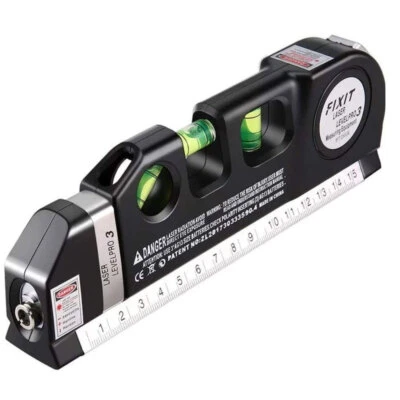 TAPS2TRAPS Spirit Level With Laser Level Multipurpose Levelling Wall Line Tool Measurement