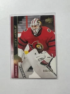 2020-21 Upper Deck Extended Series Exclusives Matt Murray 043/100 Ottawa - Picture 1 of 1