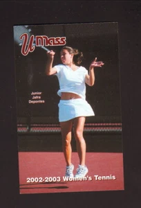 Massachusetts Minutemen--2002-03 Tennis Pocket Schedule--Big Y - Picture 1 of 1