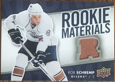 2007-08 Upper Deck Rookie Materials Rob Schremp #RM-RS Edmonton Oilers - Image 1 of 2