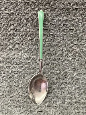 Винтажная детская ложка Walker & Hall Birmingham England из чистого серебра 4 дюйма - Изображение 1 из 4