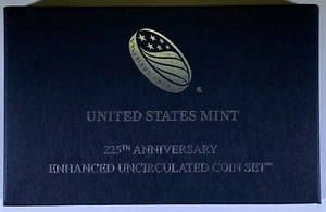 2017 S - 225th Anniversary Enhanced UNC Coin Set - OGP & COA - Picture 1 of 6