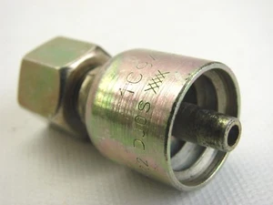 Parker 1C943-8-4 Verschraubung 1/4 Zoll Schlauch x M16 x 1,5 (8 mm Rohr) Innengewinde 24 Grad Kegel GLD - Bild 1 von 2