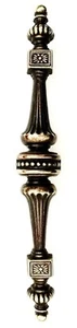 Messing französischer Provinzschrank Griff Schublade ziehen antike Hardware 6,25"" Mitte - Bild 1 von 8