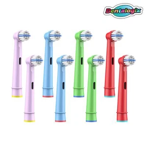 8 Aufsteckbürsten für Kinder Oral B Ersatzbürsten Zahnpflege Bürstenköpfe Bürste - Bild 1 von 6