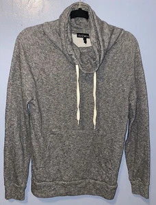 derek heart sweatshirt cowl neck Small Heather Grey - Picture 1 of 11