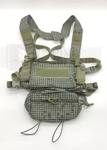 LIZARD TG TATTICO MICRO CHEST RIG H HARNESS VEST PACK NIGHT DESERT CAMO AIRSOFT - Foto 1 di 7