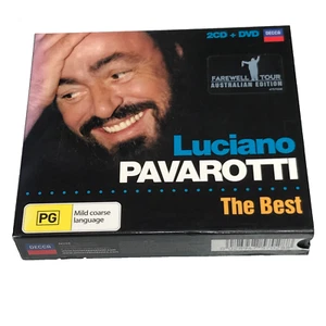 Luciano Pavarotti The Best 2 CD + DVD Farewell Tour Australian Edition - Picture 1 of 9