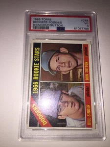 Topps Dogers Rookies #288 1966 PSA 3 en muy buen estado, vintage, buen precio - Imagen 1 de 5