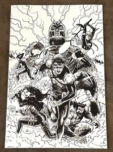 SDCC 2024 X-MEN #1 COMIC TONY DANIEL BW PX VARIANT EDITION LE 3000 - NEU - Bild 1 von 2