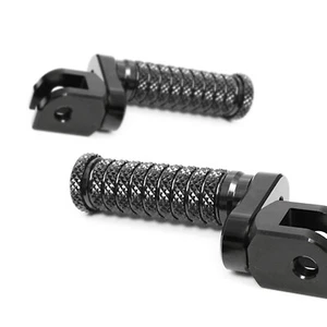 M-Grip 25mm Adjustable Front Footpegs BLACK For GRISO V IE 1100 05-08 07 06 - Picture 1 of 6