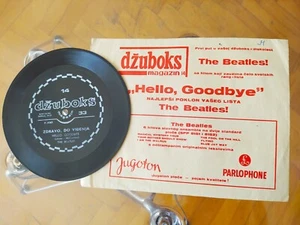 The Beatles Yugoslavia flexy record rare magazine Džubox - Picture 1 of 1