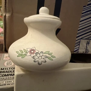 Vintage Pfaltzgraffartige rosa Teerose Schale mit Deckel - Bild 1 von 4
