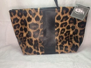 GROSSE KOSMETIKTASCHE TIERDRUCK (KATZENFRAU) - Bild 1 von 2