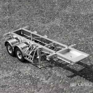 LESU Metal 20 Feet Box Container Trailer 1/14 Tamiya RC Cars Tractor Truck Model - Picture 1 of 12
