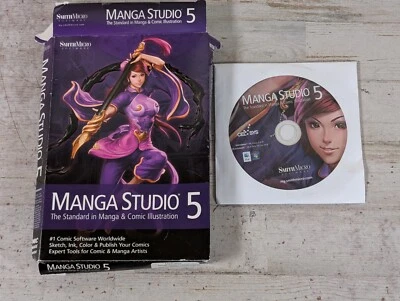 Manga Studio 5 PC DVDROM Disk Version Software - Image 1 of 4