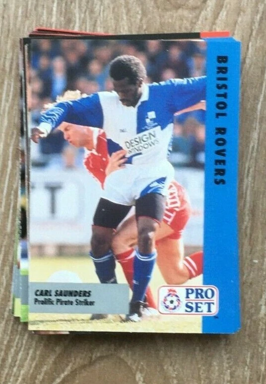 PRO-SET FOOTBALL TRADING CARD - BRISTOL ROVERS  FIXTURE LIST 1991-92 - CARD  27 - Image 1 of 1