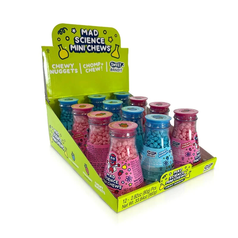 Kidsmania Fruity Mad Science Mini Chews Candy 2 Great Flavors 12ct. - 2.82oz.