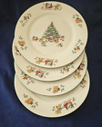 China Pearl Magical Christmas Salad Plates Set Of 4 - 7.5 inch