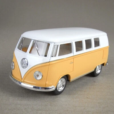 1962 Volkswagen VW Kombi Combi Van Hippy Bus Camper Die-Cast 1:32 Scale Yellow - image 1 of 4