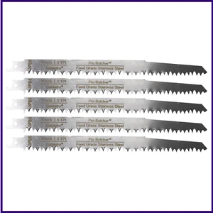 9-Inch Stainless Steel Frozen Meat Bone Cutting Saw Blades for Reciprocating - Picture 1 of 9