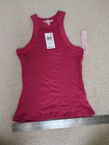 Juniors / Women's Crave Fame Cropped Racer back Tank Top Small S - Picture 1 of 5