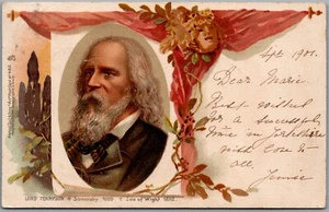 Postcard Tuck c1905 English Poet Lord Tennyson Scarce Series 482 - Bild 1 von 2