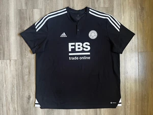 Leicester City Football Shirt 2021/2022 Training Adidas Soccer England size 2XL - Picture 1 of 7