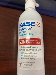 Ease-Z, Diabetics, Dry Skin Therapy Lotion, Zinc Added, Fragrance Free,10.9 floz - Picture 1 of 2