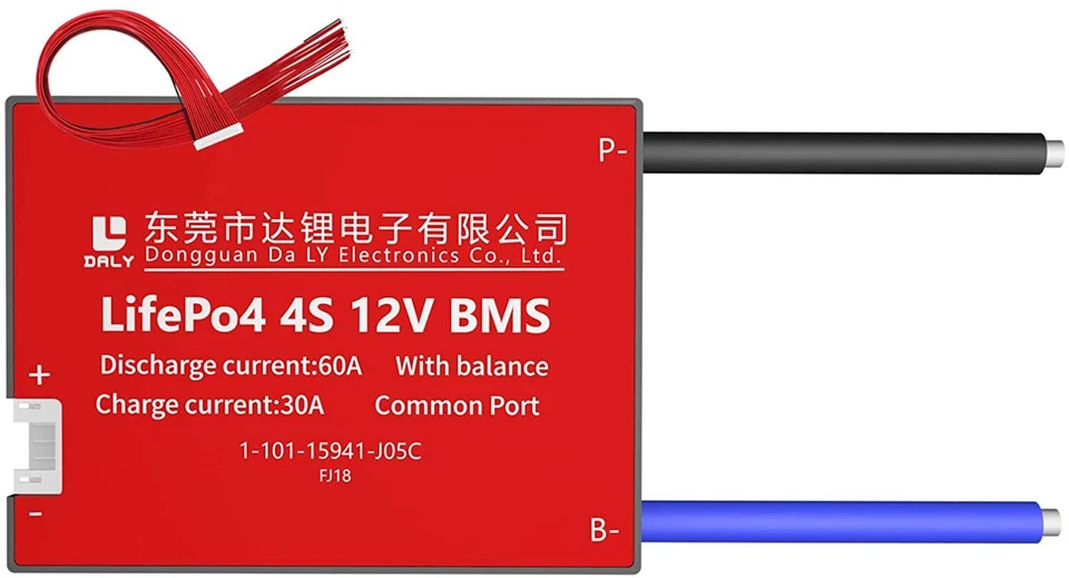 LiFePO4 BMS PCB 4S 12V 60A Daly Balanced Waterproof Battery Management System UK - Image 1 of 4