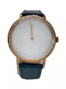 DUFA Quartz Analog White Leather Mint JAPAN - Picture 1 of 6