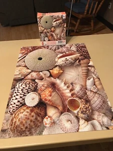 Ceaco Photograph Seashells Sand Dollars 550 Pc Puzzle 100% Complete - Picture 1 of 1