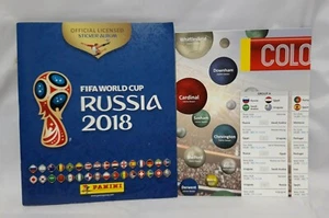 Panini FIFA Fussball-Weltmeisterschaft Russland 2018 Offiziell lizenziertes Aufkleber Album & Wandkarte - Bild 1 von 6